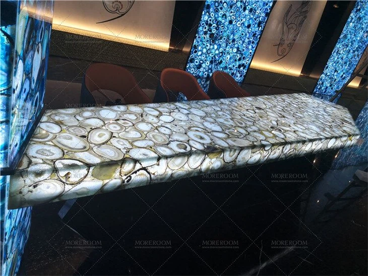 Backlit Agate Table Top