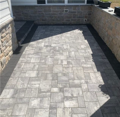 Lối đi lát đá granite